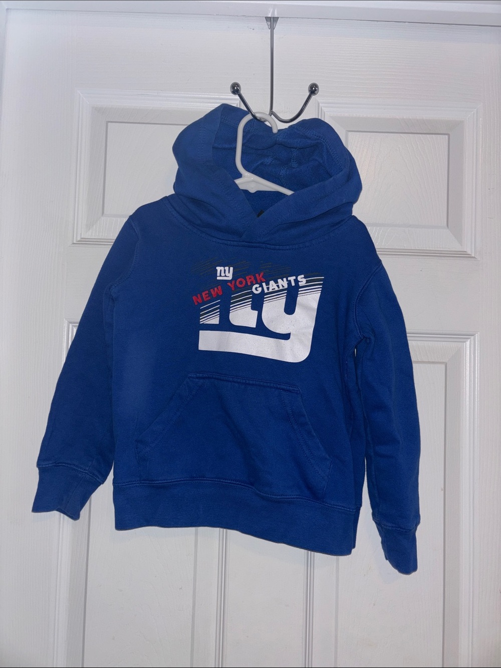Kids Royal Blue New York Giants Hoodie - Youth Pullover Sweatshirt